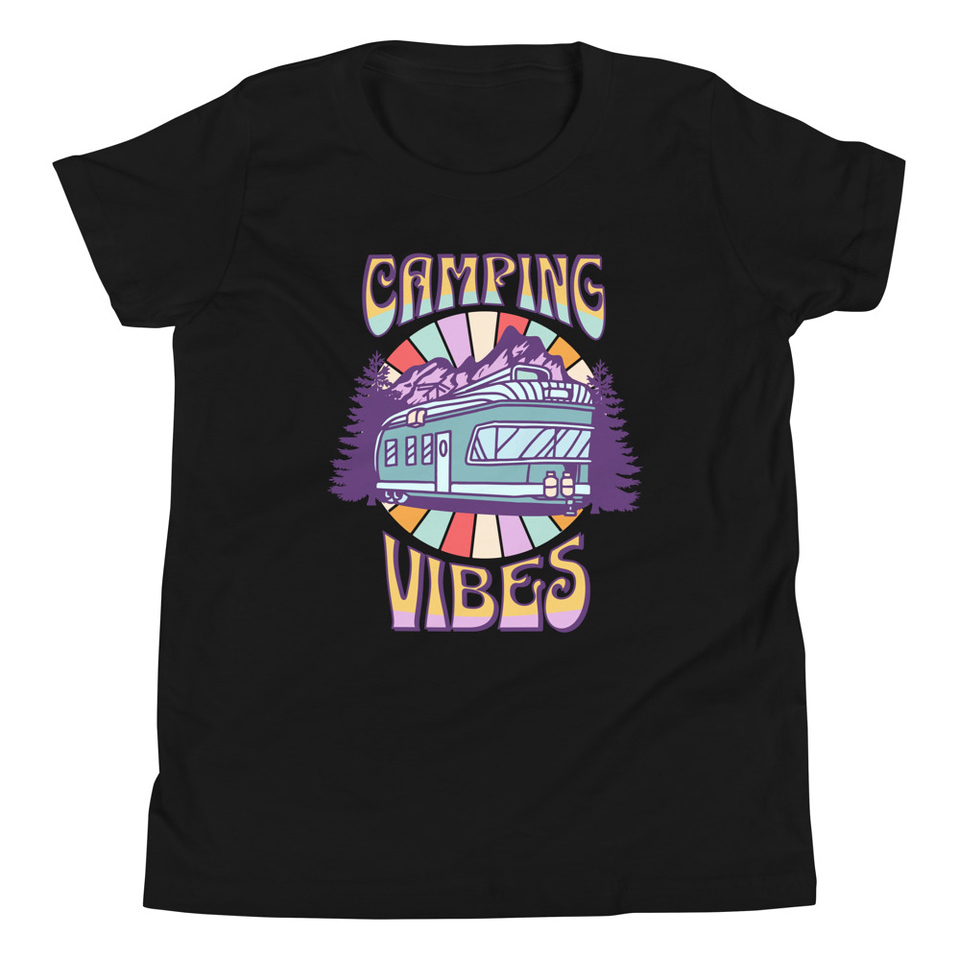 Camping Vibes Youth Staple Tee
