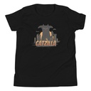 Catzilla - Funny Comic Animal Youth Staple Tee