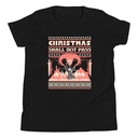 Christmas Shall Not Pass - Flaming Wizard Youth Staple Tee