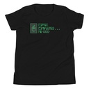 Coffee Completes Me - Neon Heart Youth Staple Tee