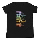 Colorful Retro Keyboard Youth Staple Tee