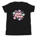 Colorful Self Love Affirmation - Heart Youth Staple Tee