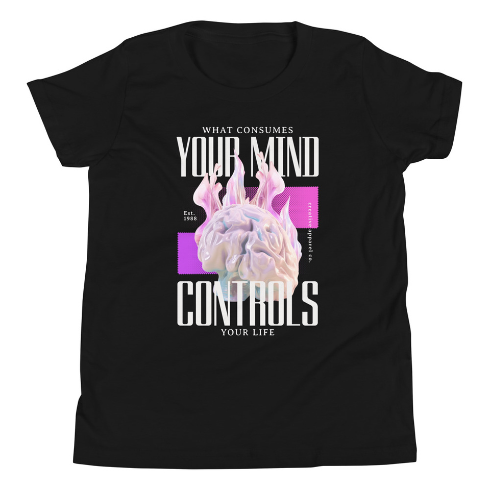 Control your Mind Youth Staple Tee