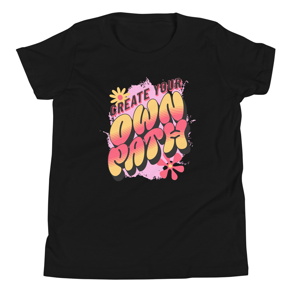 Create Your Own Path Youth Staple Tee