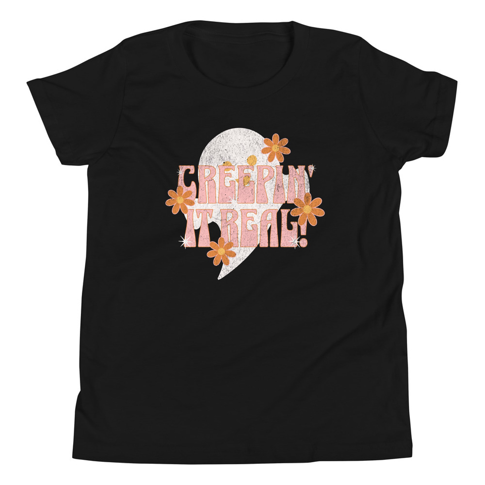 Creepin' It Real - Halloween Youth Staple Tee