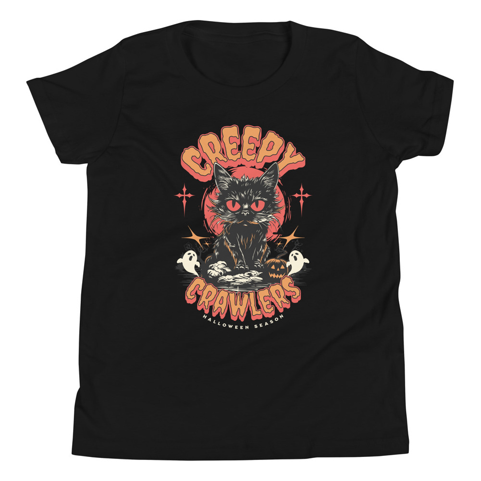 Creepy Crawlers Halloween Youth Staple Tee