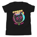Cyber Cat - Neon Color Youth Staple Tee