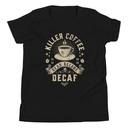 DEAD BEFORE DECAF Youth Staple Tee
