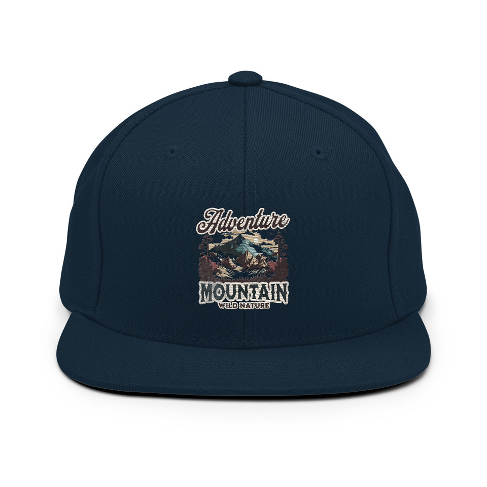 Adventure Mountain Wild Nature Classic Snapback
