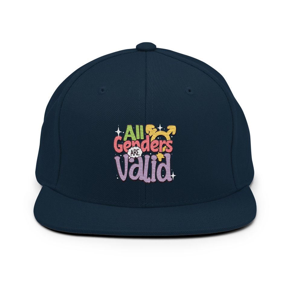 All Genders are Valid Classic Snapback