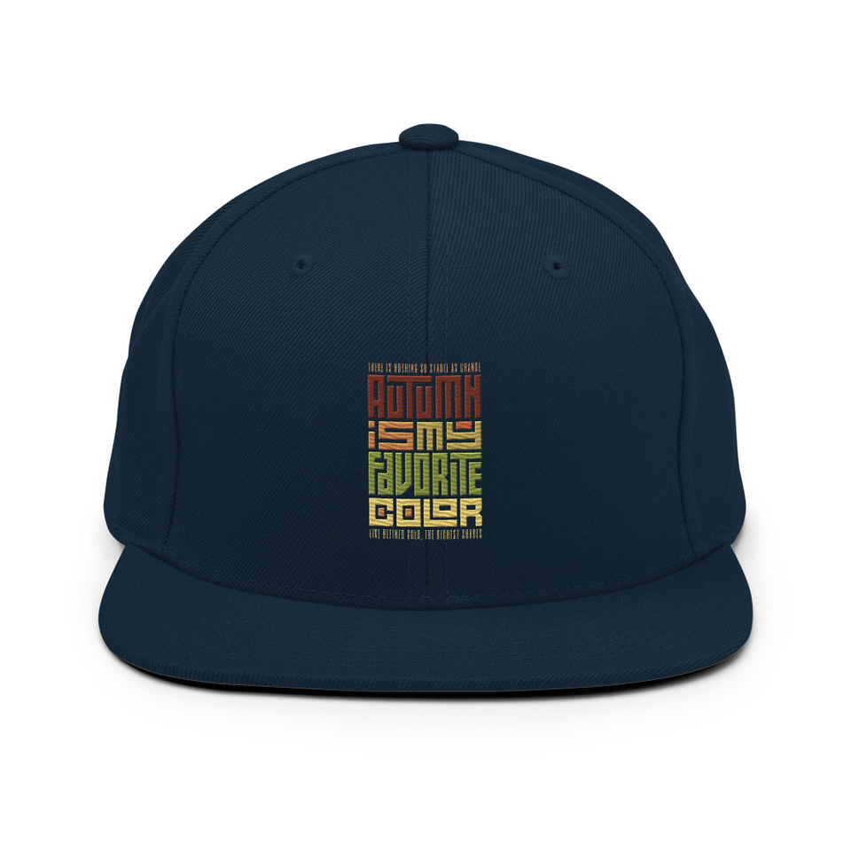 Autumn is my Favorite Color - Lettering Classic Snapback