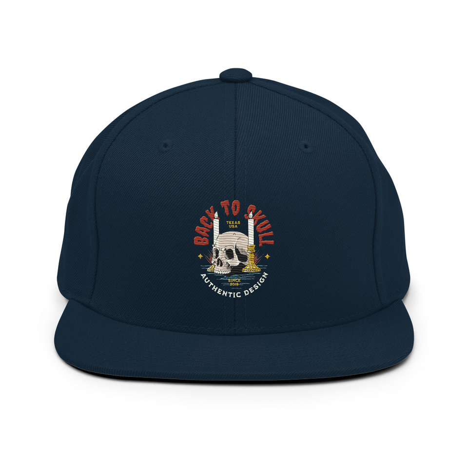 Back to Skull - Authenthic Design  Classic Snapback
