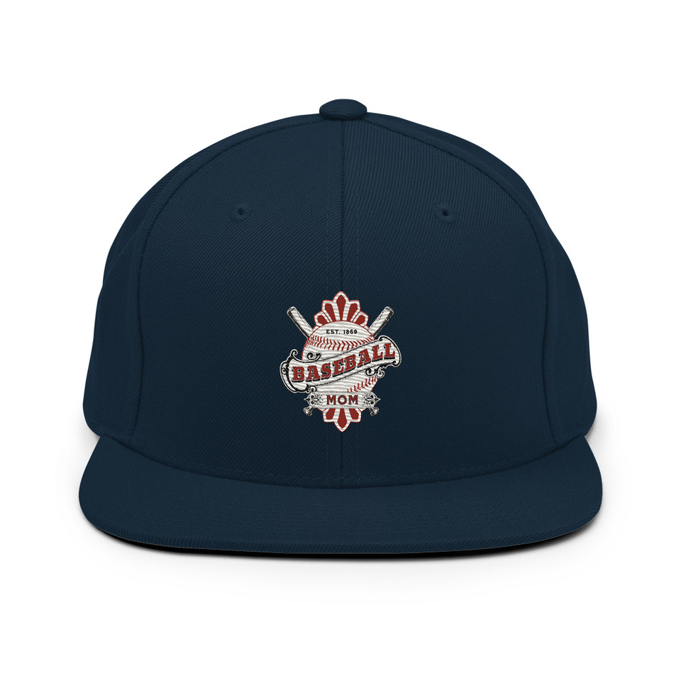 Baseball Mom Classic Snapback