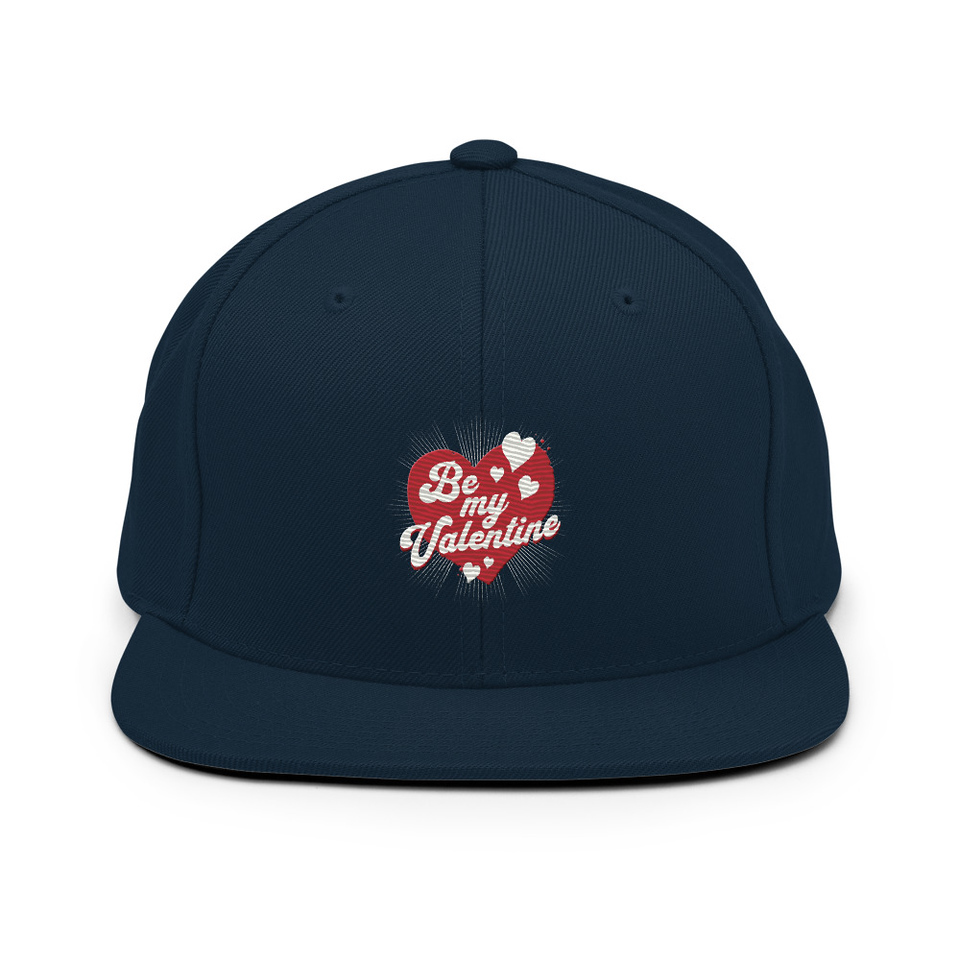 Be my Valentine - Love Heart Classic Snapback