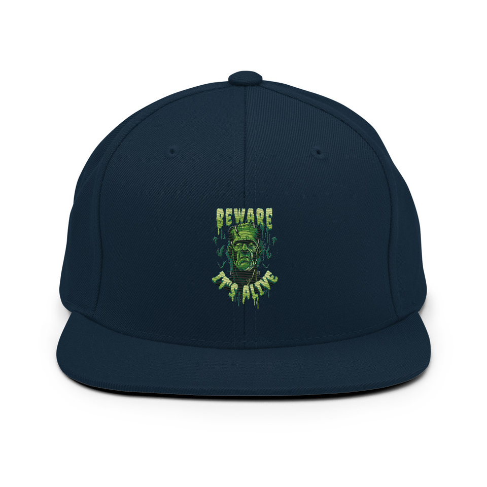 Beware of Frankenstein - Scary Halloween Classic Snapback