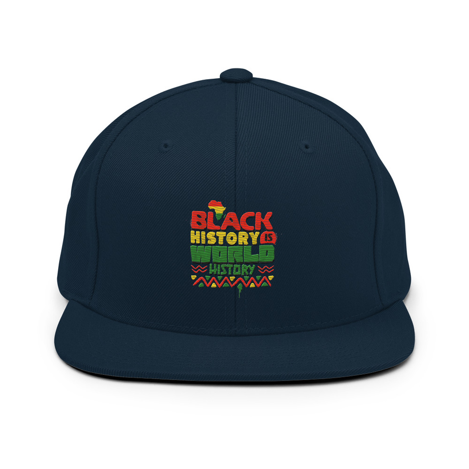Black History is World History - Heritage Awareness Classic Snapback
