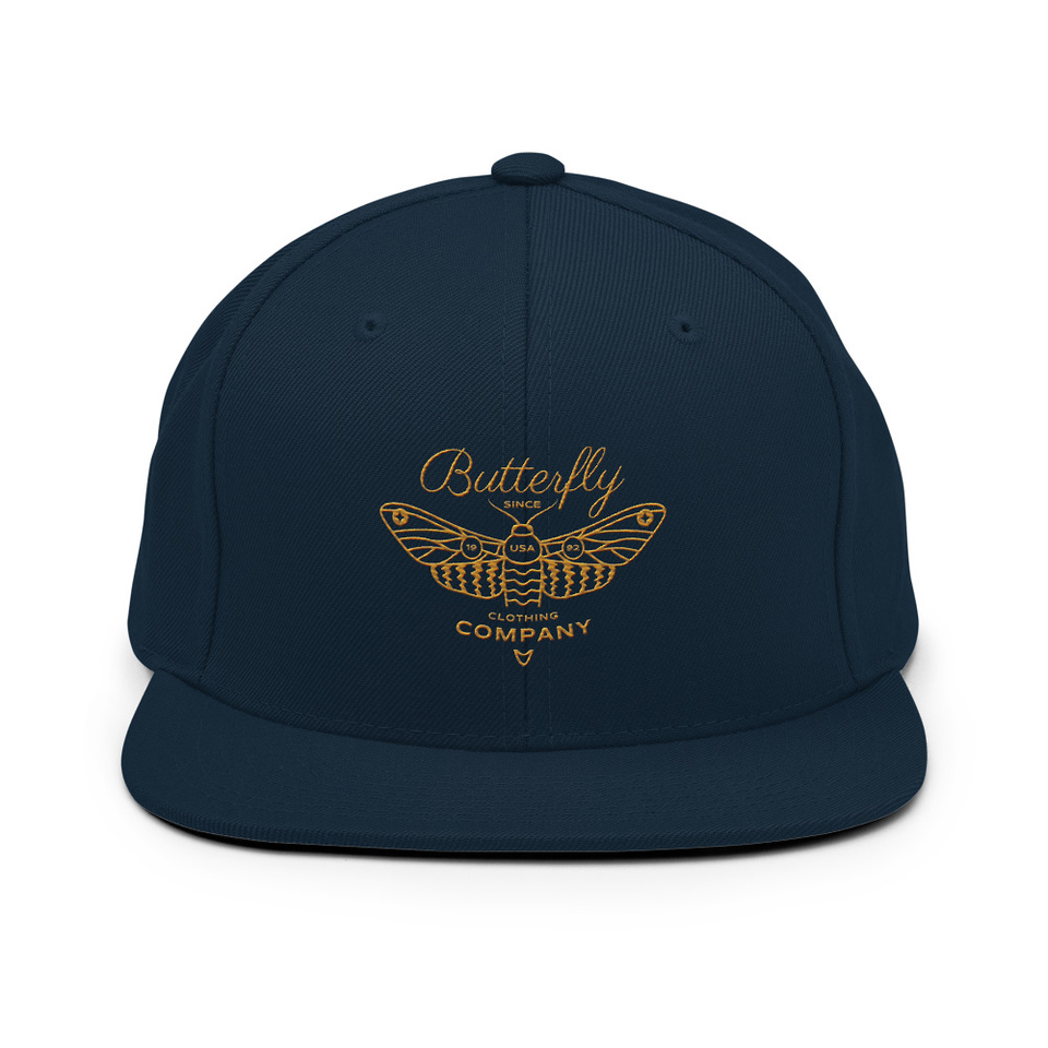 Blue Butterfly - Minimal Classic Snapback