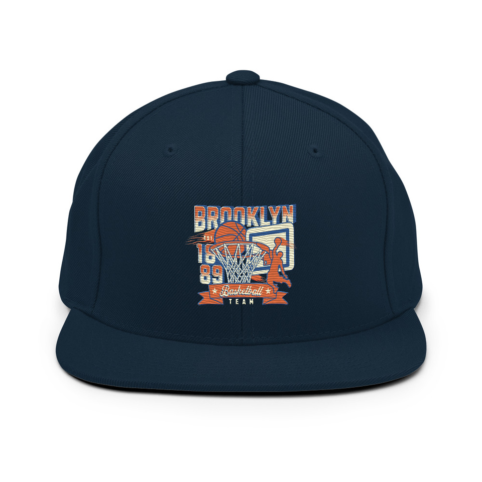Brooklyn Basketball Team - Athletic Sports Classic Snapback