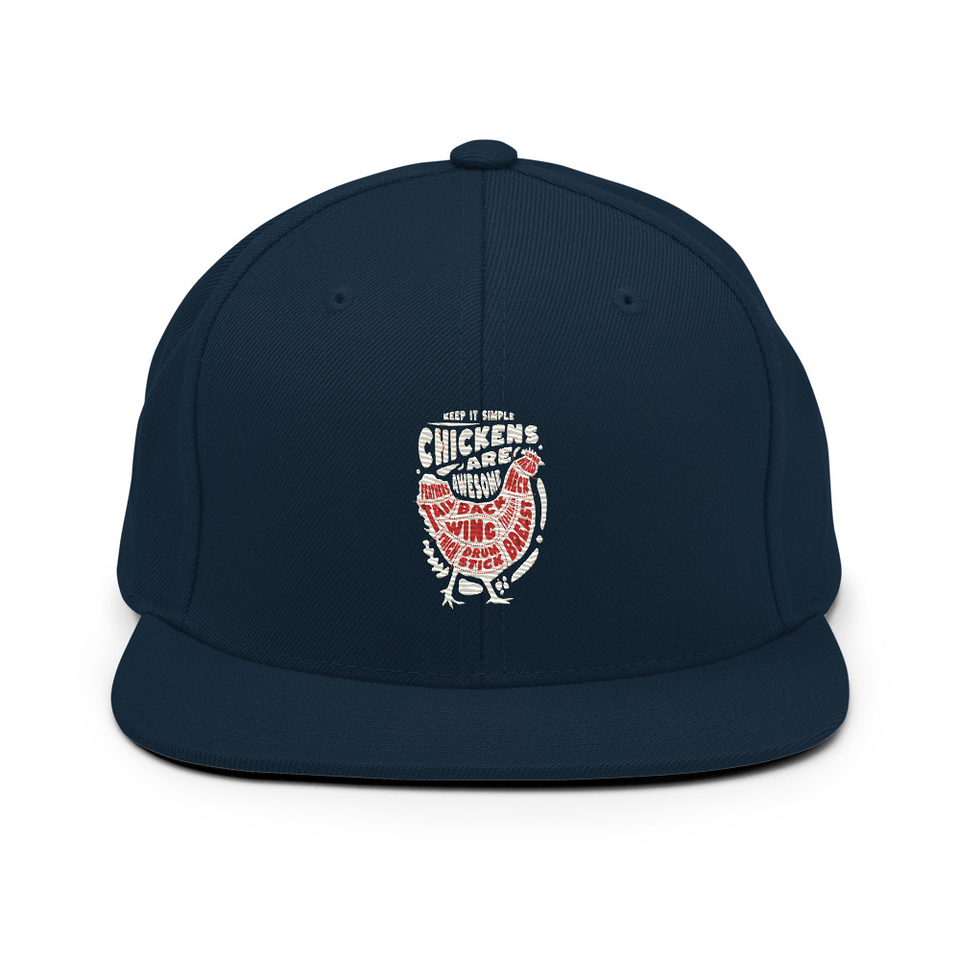 Chickens Are Awesome - Butcher Cuts Classic Snapback