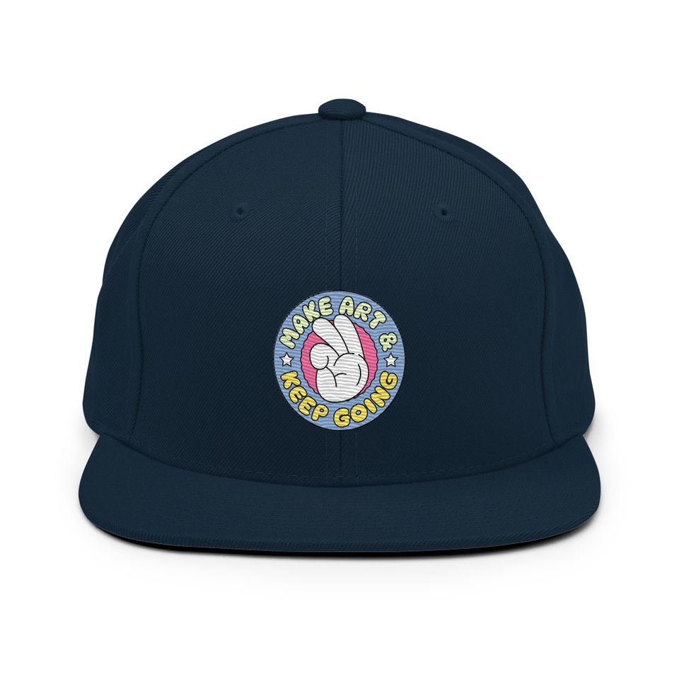 Colorful Fun Retro Style Badge Classic Snapback