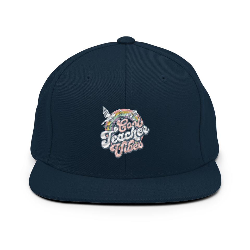 Cool Teacher Vibes Classic Snapback