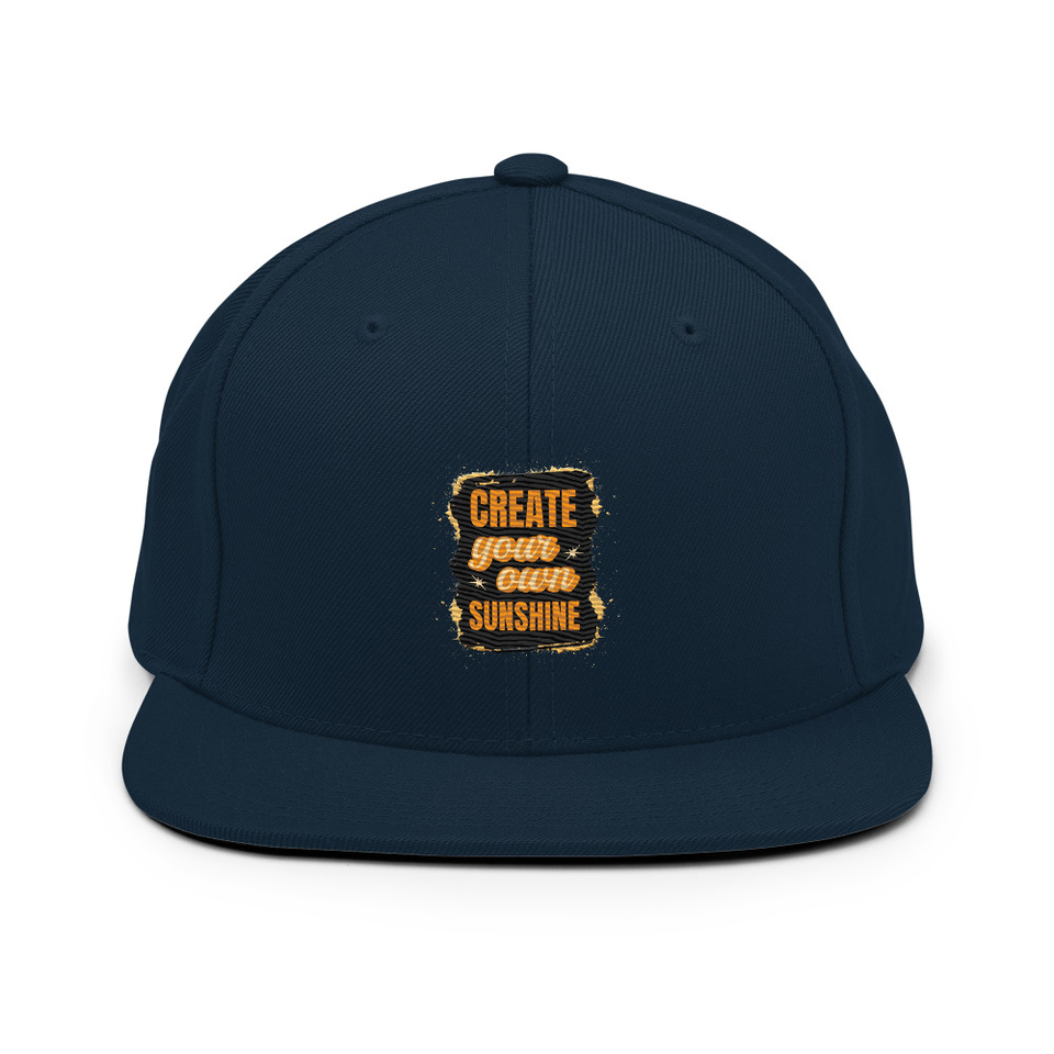 Create your own Sunshine Classic Snapback