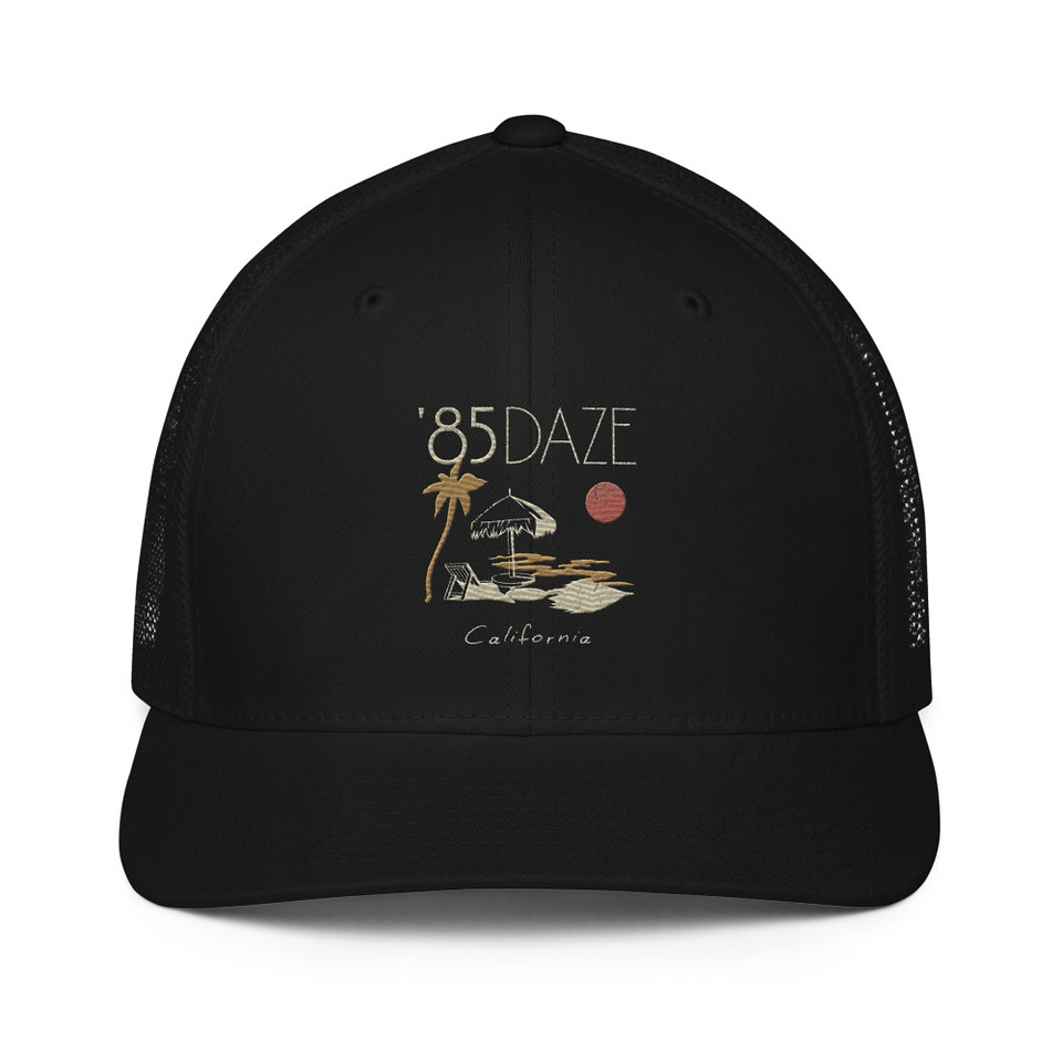 '85 Daze California Closed-Back Trucker Cap