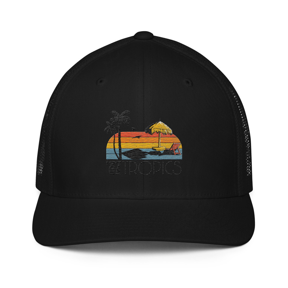 '87 Tropics Closed-Back Trucker Cap
