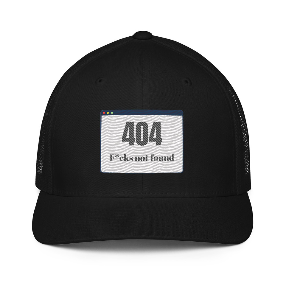 404 Closed-Back Trucker Cap