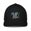 A Dragon Rises - Typographic Lettering Closed-Back Trucker Cap