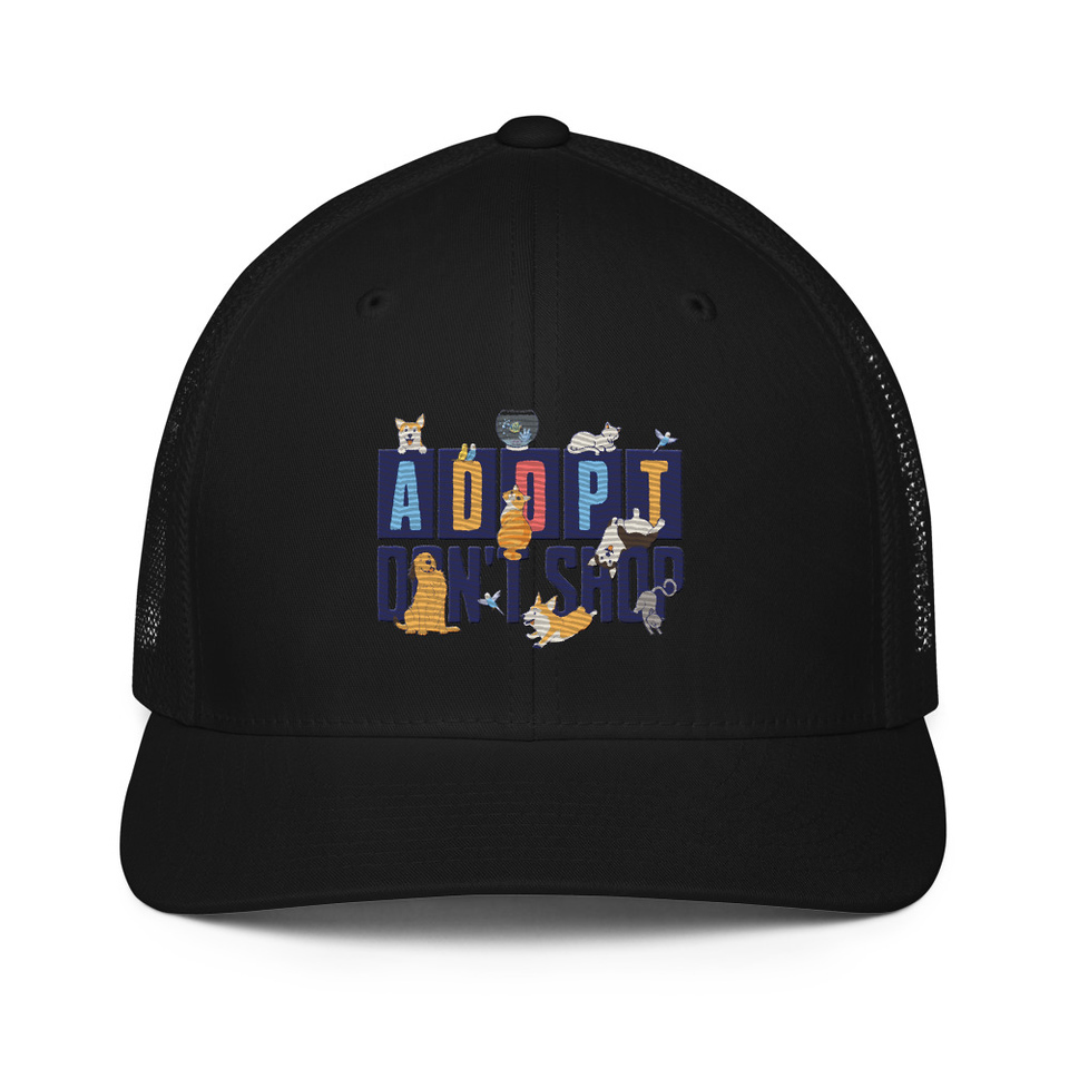Adopt a Pet - Cute Animal Closed-Back Trucker Cap