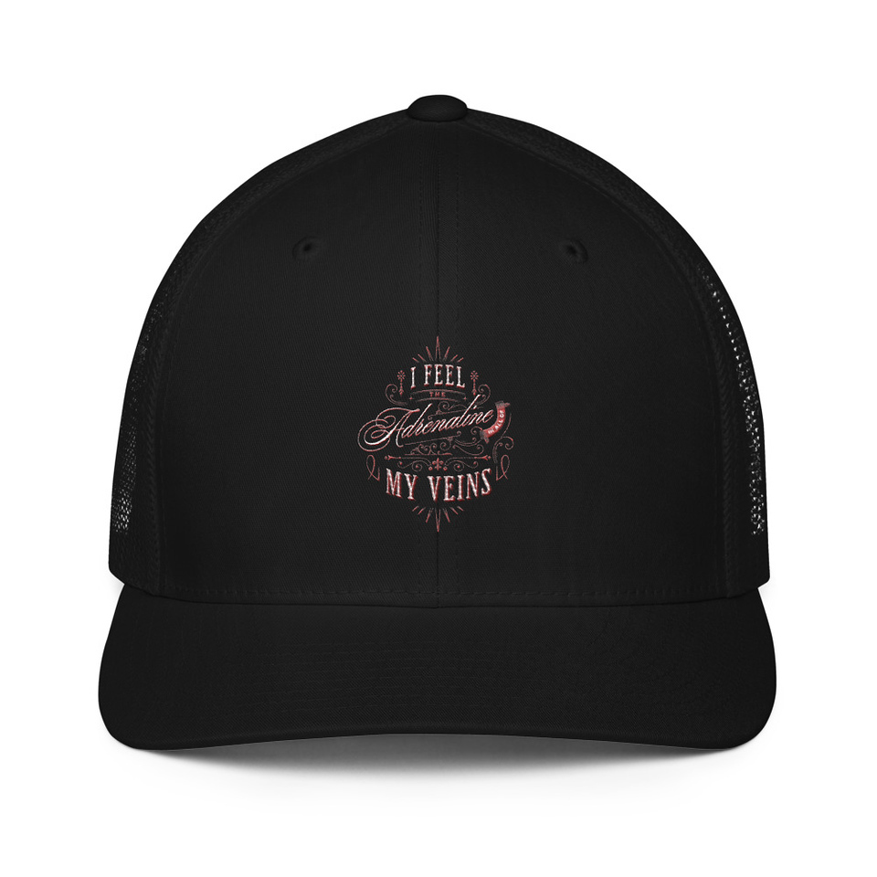 Adrenaline in my Veins - Victorian Closed-Back Trucker Cap