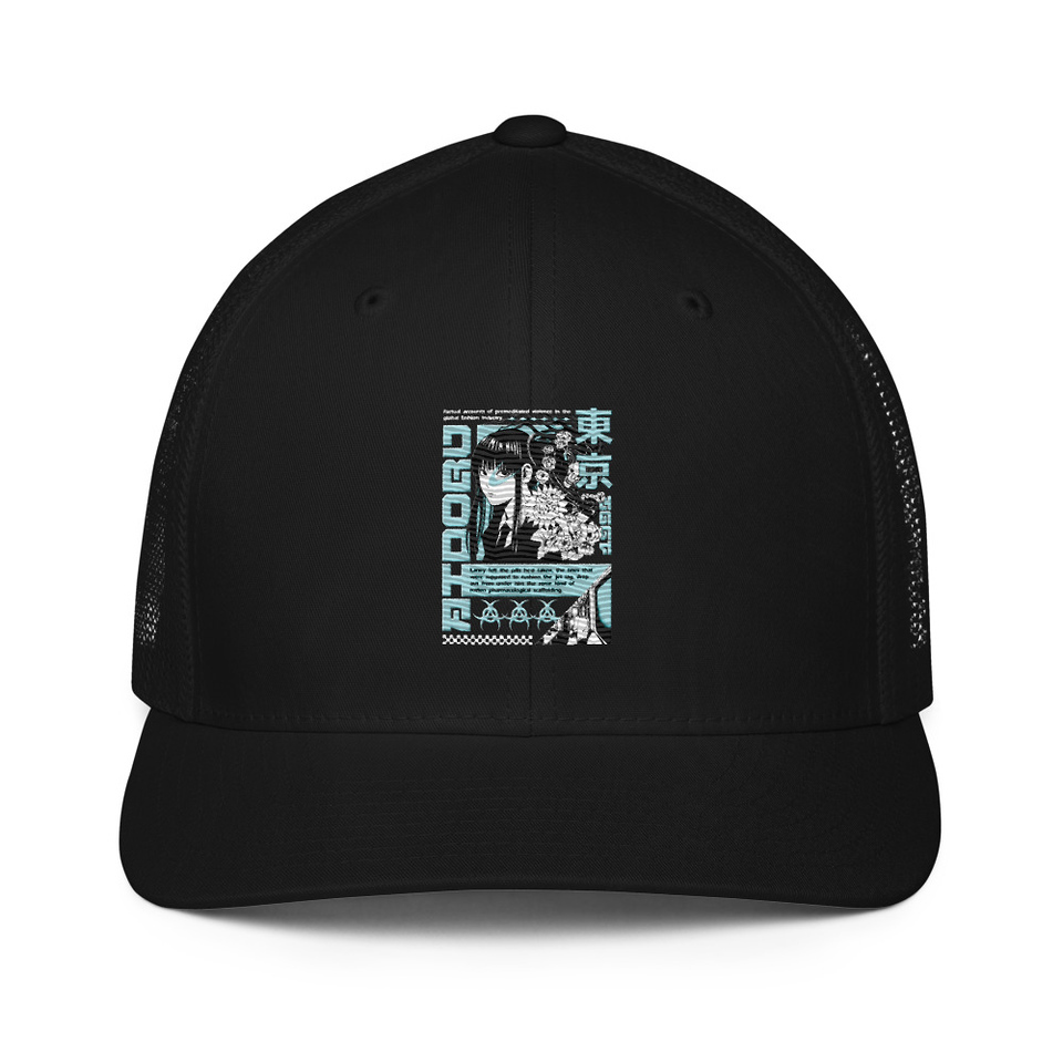Aidoru - Japanese Anime Girl Closed-Back Trucker Cap