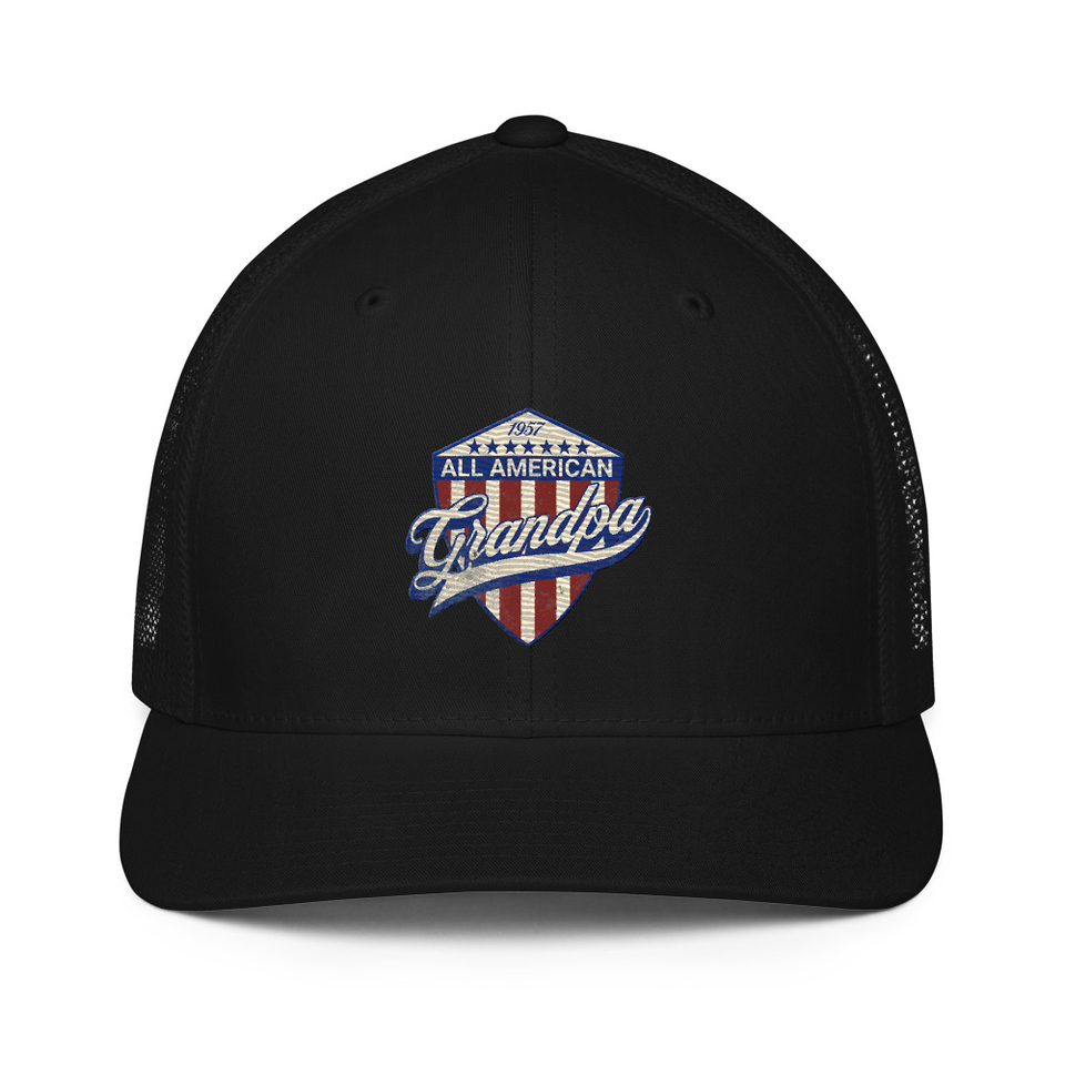 all american grandpa Closed-Back Trucker Cap