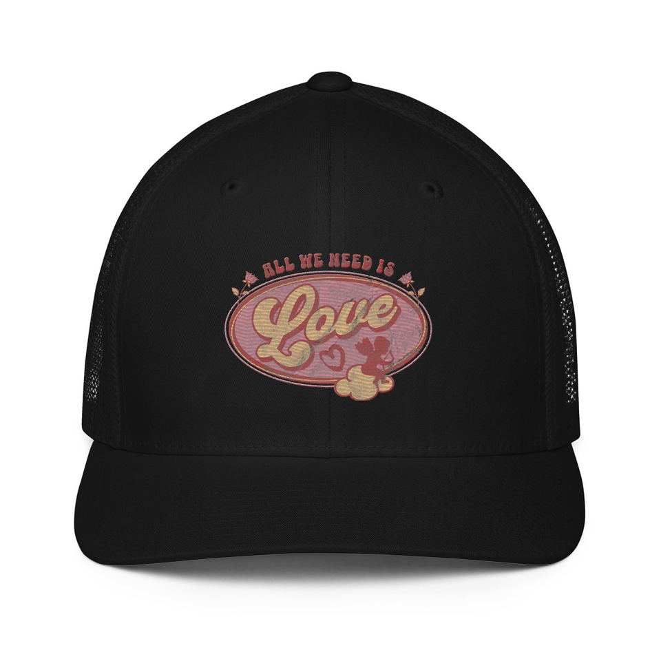 All We Need Is Love - Cupid Closed-Back Trucker Cap