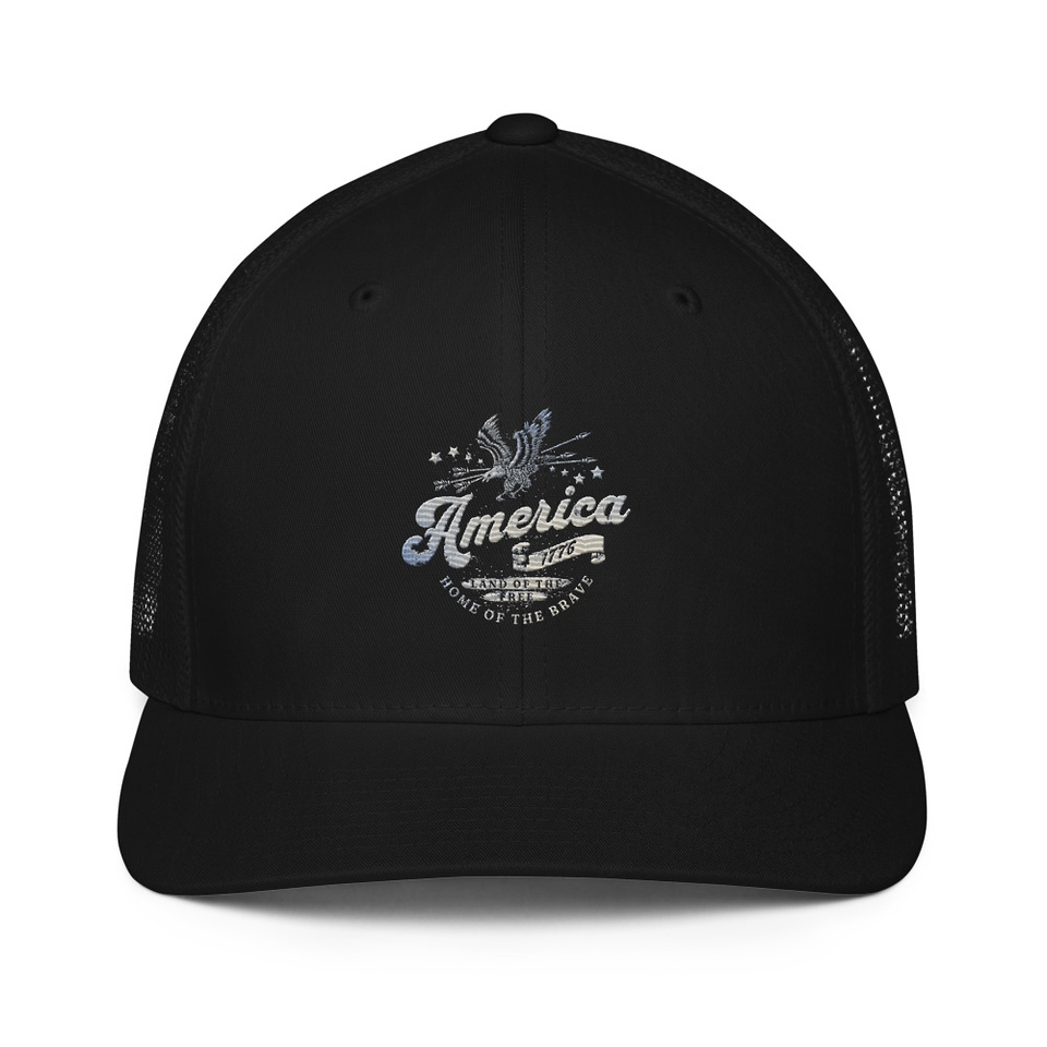 America 1776 Closed-Back Trucker Cap