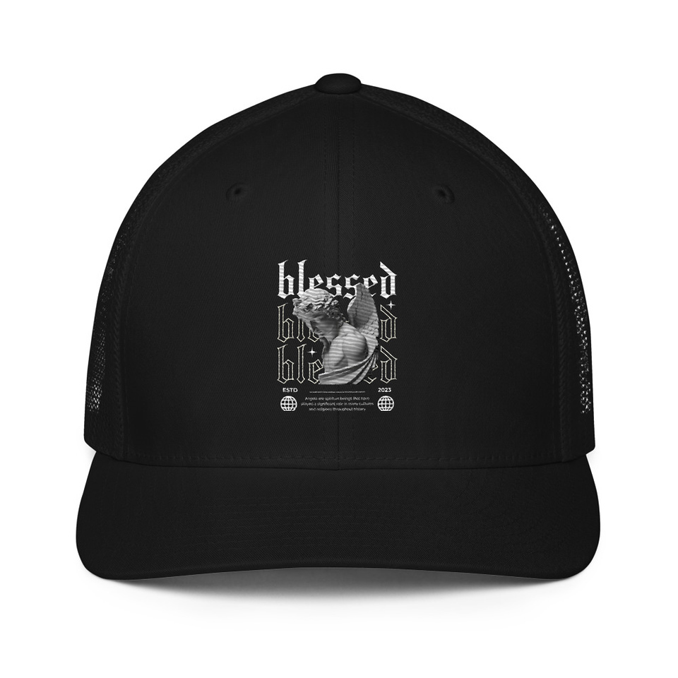 Angel Closed-Back Trucker Cap