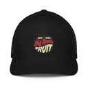 Apple Fruit - Typographic Lettering Closed-Back Trucker Cap