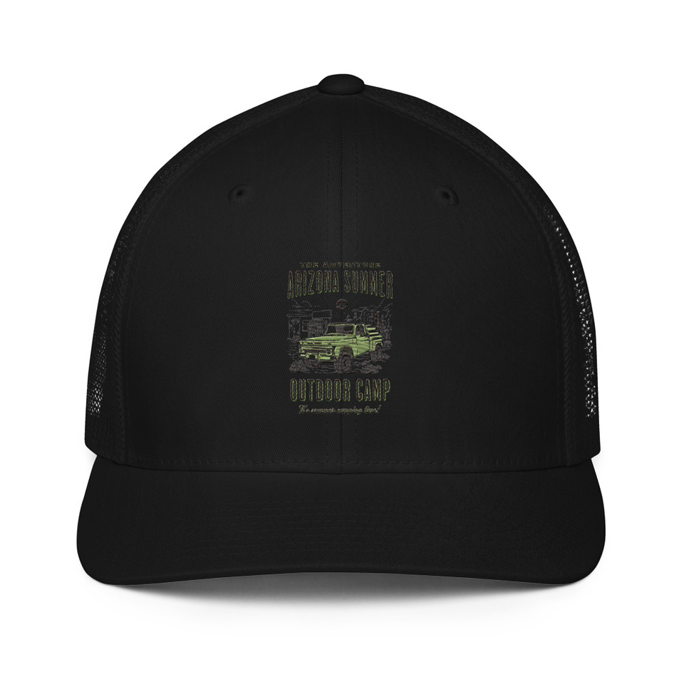 Arizona Outdoor Camp - Classic Truck Closed-Back Trucker Cap