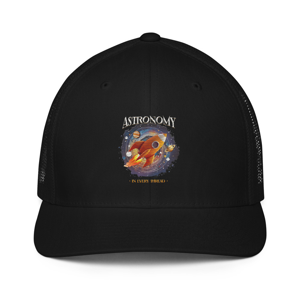 Astronomy in Every Thread Closed-Back Trucker Cap
