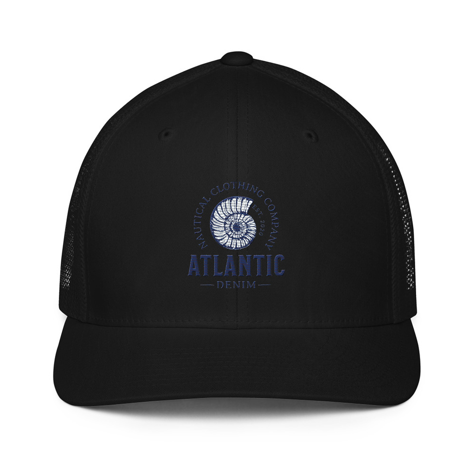Atlantic Denim - Nautical Closed-Back Trucker Cap