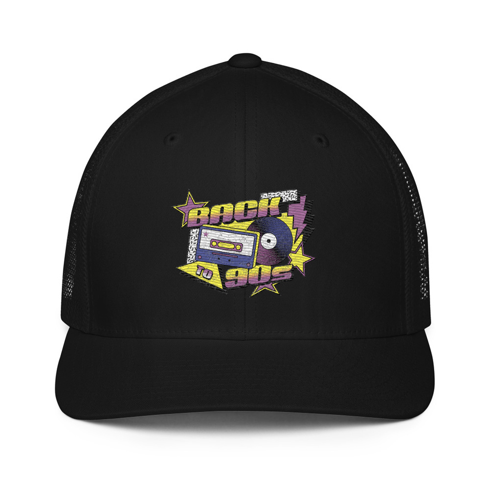 Back to 90s Closed-Back Trucker Cap