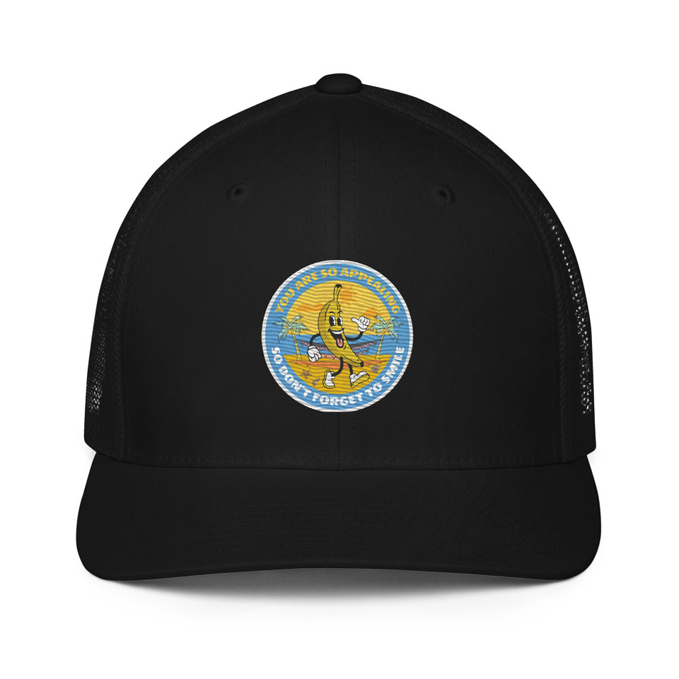 Banana project _-) Closed-Back Trucker Cap