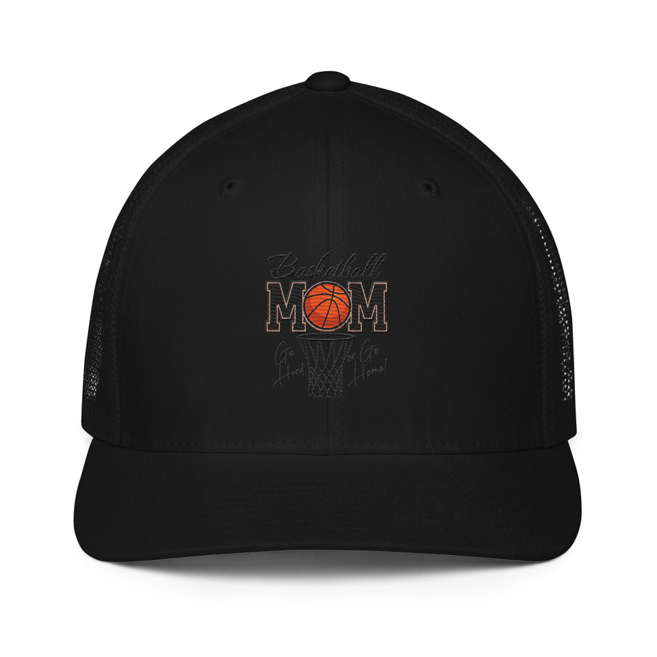 Basketball Mom - Mother's Day Closed-Back Trucker Cap