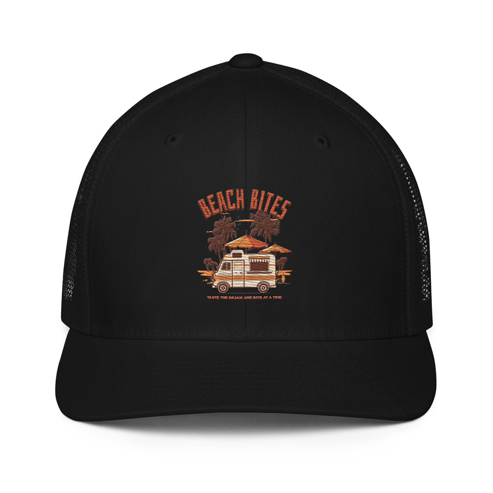 Beach Bites Closed-Back Trucker Cap