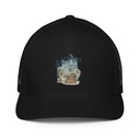Beach Hut Closed-Back Trucker Cap