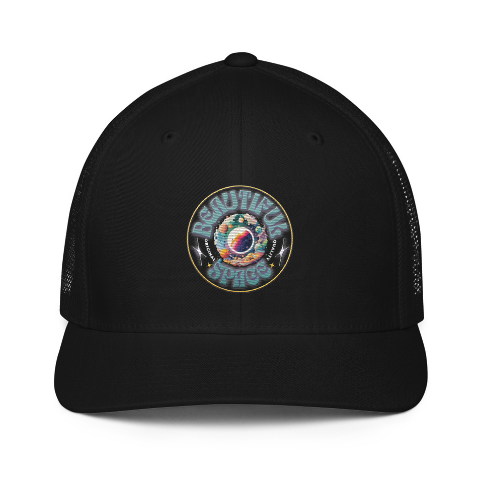 Beautiful Space Closed-Back Trucker Cap