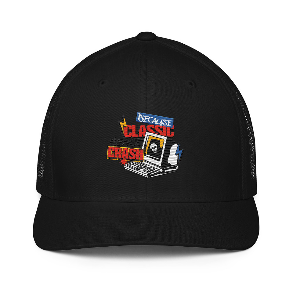 Because Classic Never Crash Closed-Back Trucker Cap