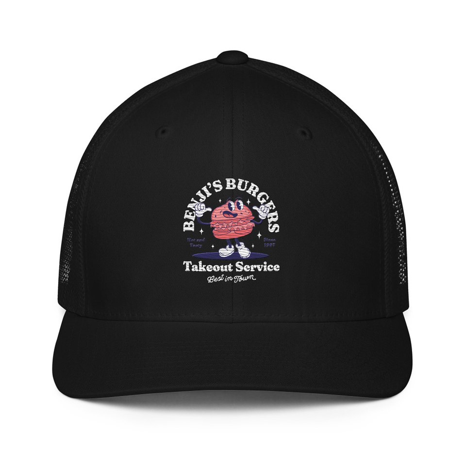 Benji's Burgers - Fast Food Closed-Back Trucker Cap