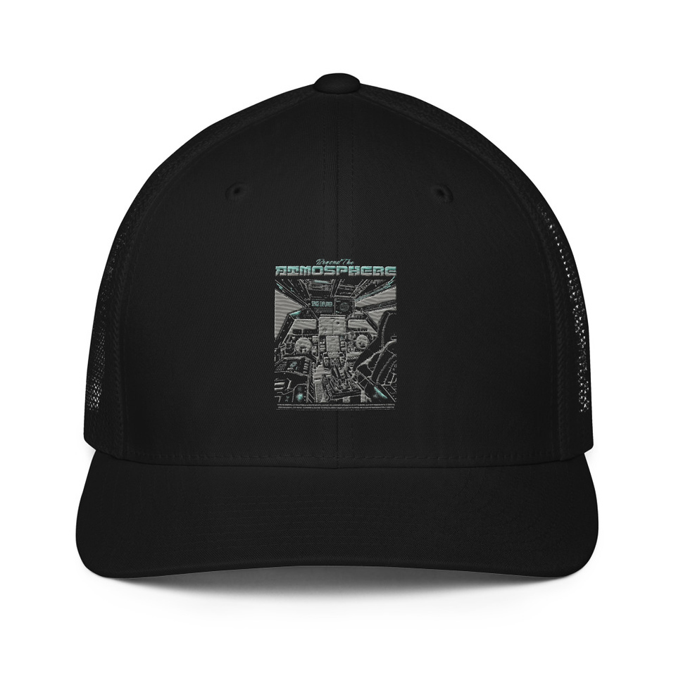 Beyond The Atmosphere Closed-Back Trucker Cap